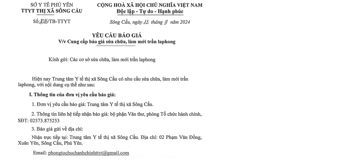 YCBG sửa chữa, làm mới trần laphong
